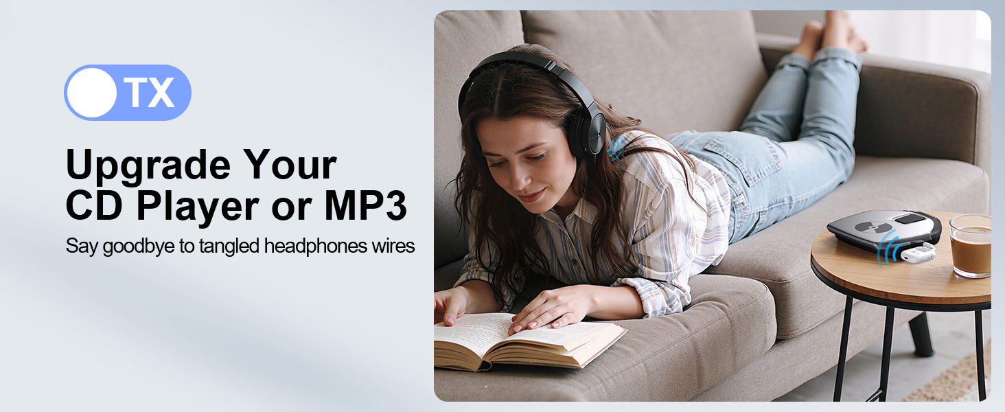 Bluetooth transmitter for old CD palyer, MP3