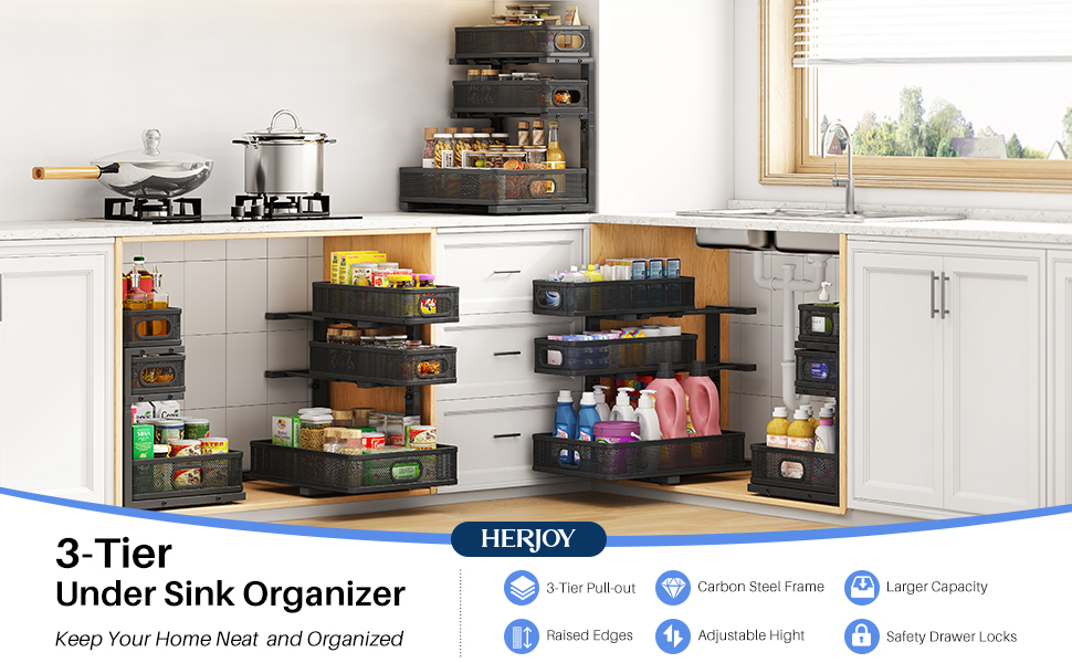 3-Tier Under Sink Organizer