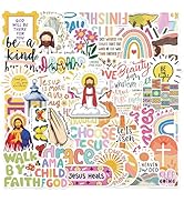 Christian Stickers - 200Pcs Inspirational Stickers, Easter Stickers, Waterproof Planner Sticker f...