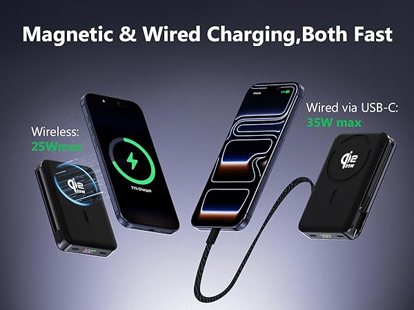 magnetic charging battery