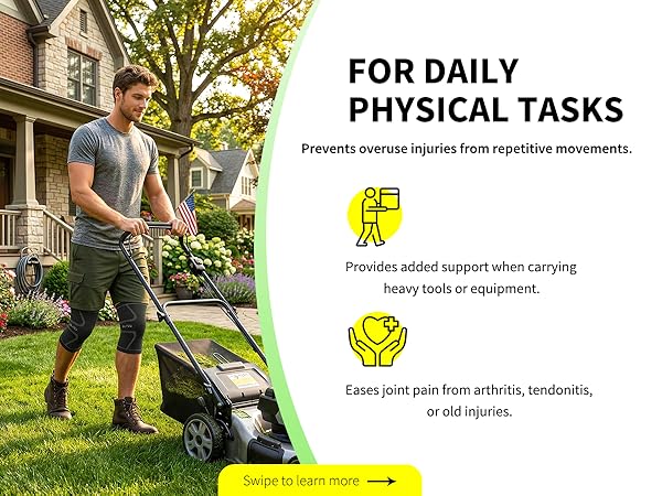 Knee Compression Sleeve Best Knee Brace Support Workout Joint Pain Relief Arthritis Injury recover