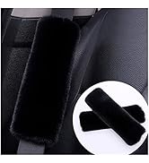 SSNNUU 2PCS Fluffy Car Seatbelt Covers - Soft&amp;Comfortable Plush Seat Belt Cushion Protects Should...