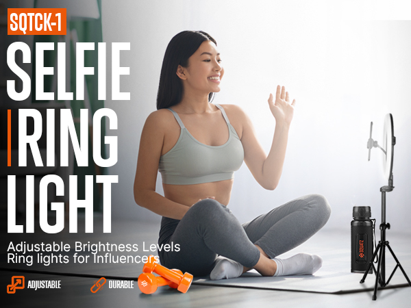 SQUATZ 11’’ LED 12W Selfie Ring Light R11 with Wired Control,