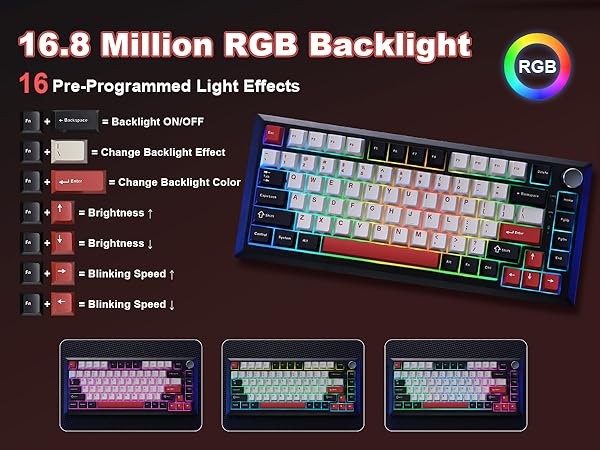 Y75 Wireless Mechanical Keyboard