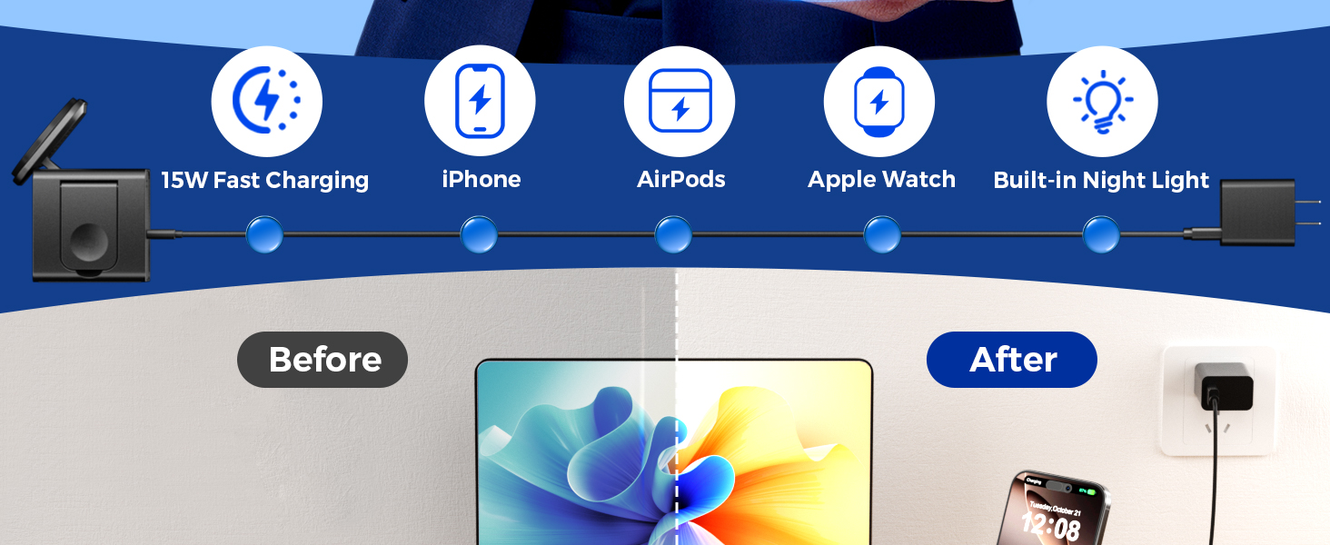 3 in 1 charging station