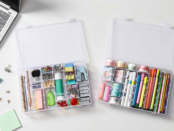 36 Grids Clear Plastic Organizer Box