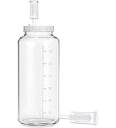 2 Gallon Glass Jar with Airtight Lid, Wide Mouth Wine Making Supplies with 2 Airlocks(7600ML), Pi...