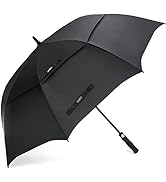 G4Free 47/54/62/68 Inch Automatic Open Golf Umbrella Oversize Extra Large Double Canopy Vented Wi...
