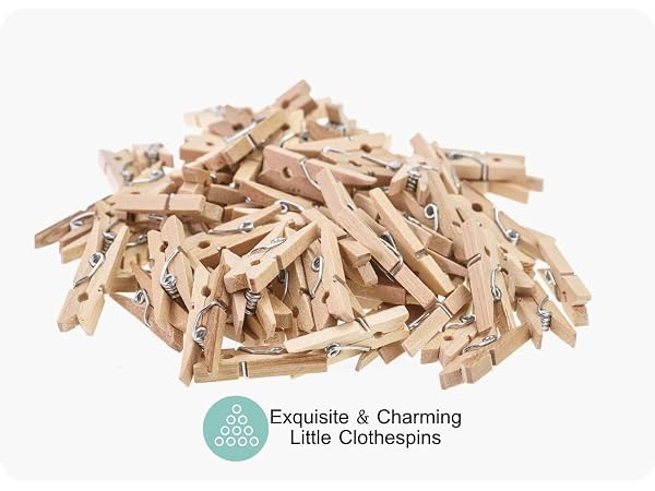 Mini Photo Wooden ClothesPins