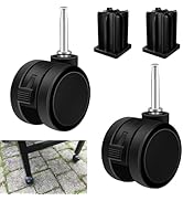 306414 Grill Caster Wheel Includes Caster Insert, Compatible with W-eber 6414 Caster Wheel Includ...