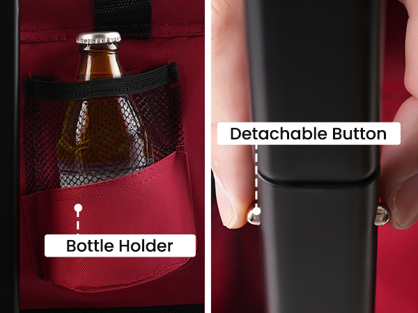bottle holder,detachable button