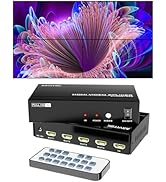 4K HDMI Video Wall Controller 2x2 w/IR Remote, Arvitek 4 Screens Into 1 Wall Display, TV Wall Con...