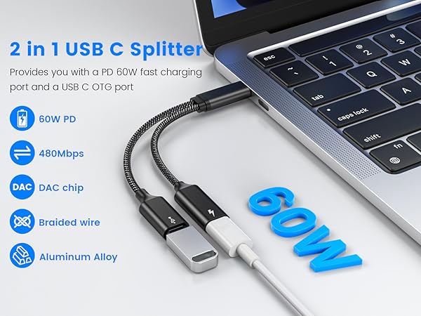 USB C Splitter