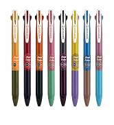 Writech Retractable Gel Ink Pens: Multi Colored 2 in 1 Colorful Click Pen Assorted Color 8ct Extr...