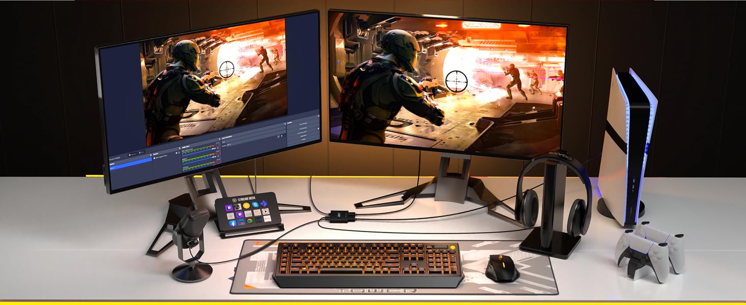 Video Capture Card for Game Streaming