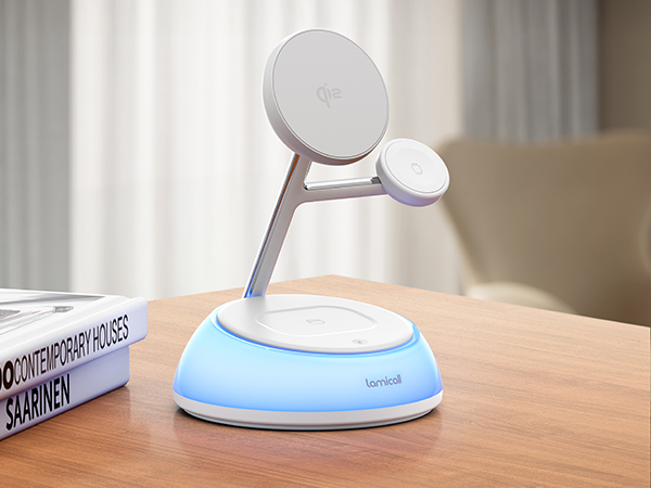 Qi2 3 in 1 charging station apple travel, 3 in 1 wireless charging station apple, 3 in 1 charger 