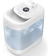 Homvana Humidifiers for Bedroom, 5L Super Easy to Clean Top Fill Auto Adapt Cool Mist Humidifier ...