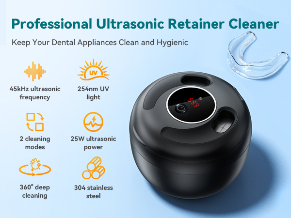 Professional Ultrasonic Retainer Cleaner