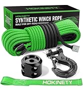 HOKINETY Synthetic Winch Rope Kit - 1/4