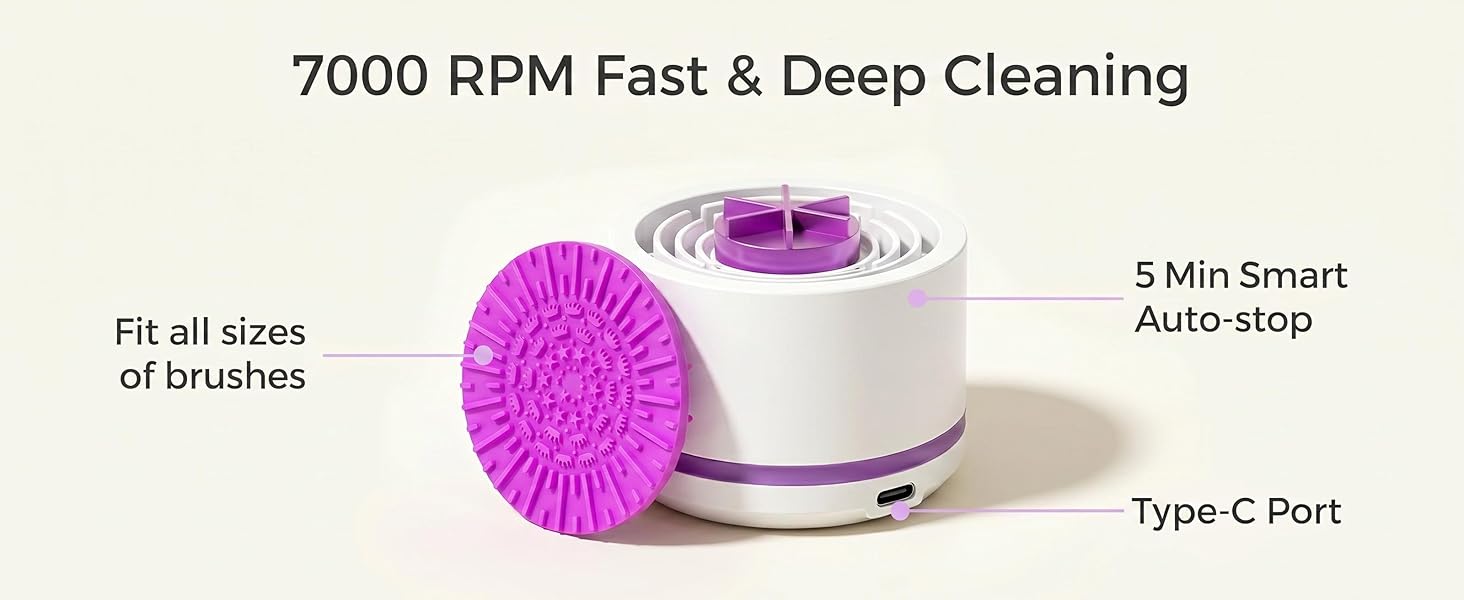Electric Makeup Brush Cleaner Machine