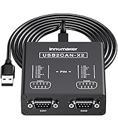 Dual Channels USB to CAN Converter for Raspberry Pi5/4/Pi3B+/Pi3/Pi Zero(W)/Jetson Nano/Tinker Bo...