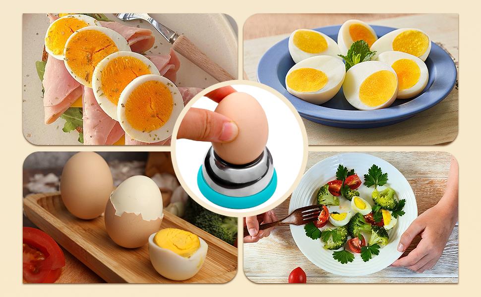 2Pcs Stainless Steel Egg Piercer Tool for Hard Boiled Eggs