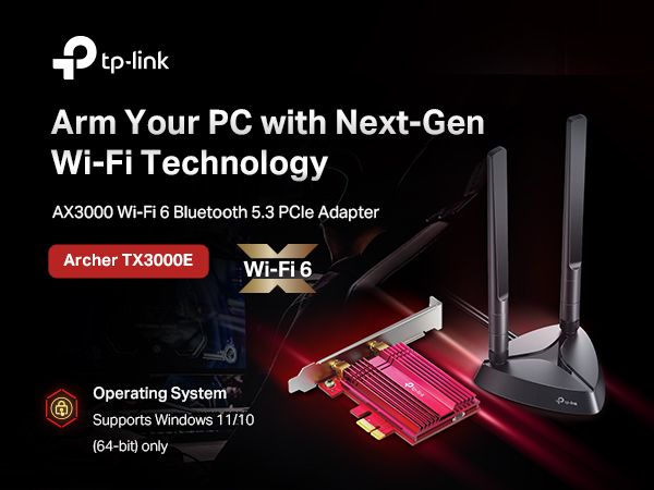 PCIE WiFi Card Bluetooth 5.3 - TP-Link AX3000 Archer TX3000E