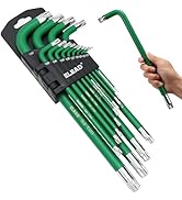 ELEAD Jumbo Torx Key Wrench Set | 13-Piece Durable S2 Star Keys | L-Shaped Long Arm Design | Size...