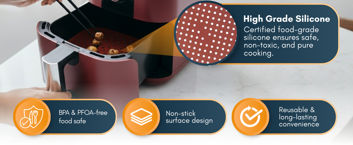 air fryer liners Silicone Air Fryer Liners