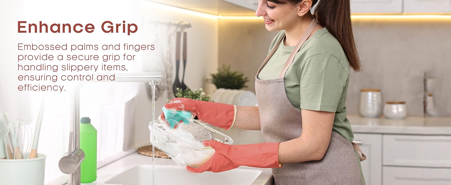 cleaning gloves