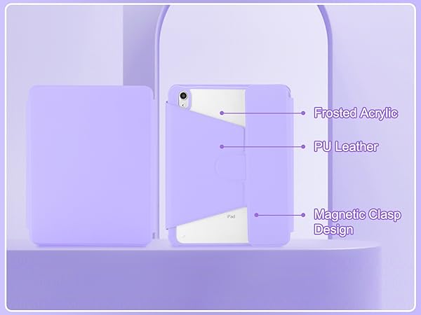 iPad Air 11 Rotating Keyboard Case - Purple-5-1