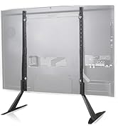 WALI Universal TV Stand 55 inch TV, TV Stand Mount for 22-65 Inch LCD Flat Screen TVs, Table Top ...