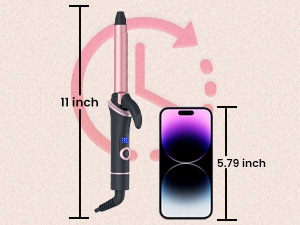 Mini Curling Iron Wand for Short Hair
