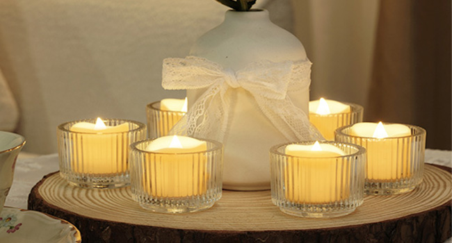 flameless tealight candles