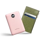 WeeFancy Small Portable Charger Power Bank 10,000 mAh, Upgraded Compact Battery Pack for Phone Ch...