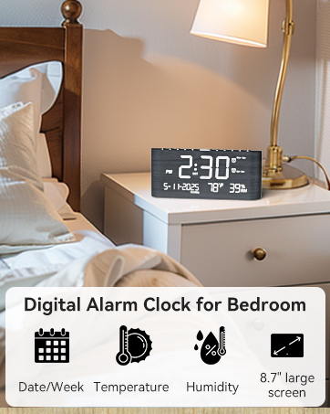 Digital Alarm Clock for Bedroom