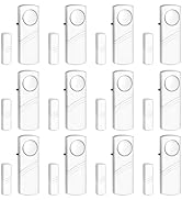 Door Window Alarm, 95DB Door Alarms for Kids Safety, Wireless Sensor Door Window Burglar Alarm-Wi...