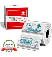 Phomemo Colorful Thermal Printing Labels for M110/M100/M220/M250/M108 Label Printer, 230 Labels/R...