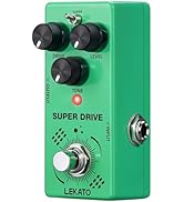 LEKATO Overdrive Guitar Pedal, Overdrive Pedal for Electric Guitar with Two Mode SUPER/NORM, Mini...