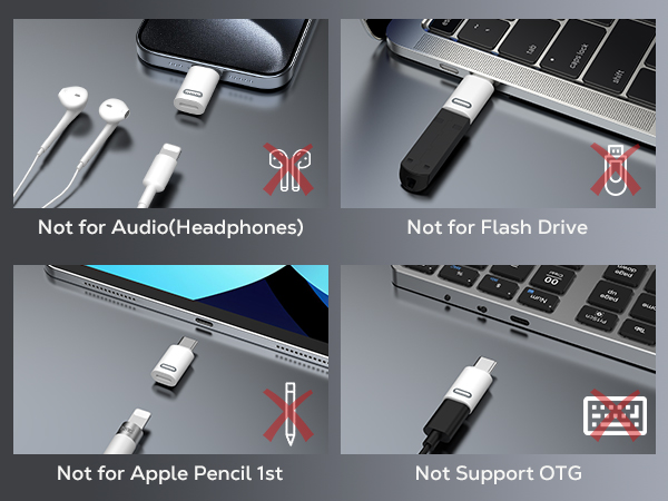 lighting to usb c adapter for iphone 15 Pro max