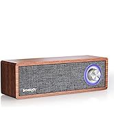 Wood Retro Bluetooth Speaker, Smalody Portable Mini Wireless Bluetooth Speakers, Vintage Wooden S...