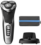 Philips Norelco Shaver 3800, Rechargeable Wet &amp; Dry Shaver with Pop-up Trimmer, Charging Stand an...