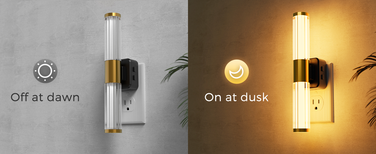 Nightlight with light sensor