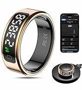 led smart ring gold