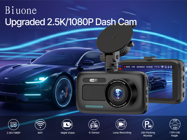 dashcam front and rear camera