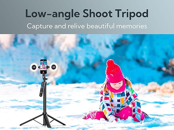 Low-angle shoot tripod