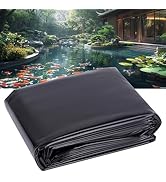 PAULOZYN Pond Liner 13 X 20 Ft, 20 Mil Pond Liners for Outdoor Ponds HDPE, Fish Pond Liner, High ...