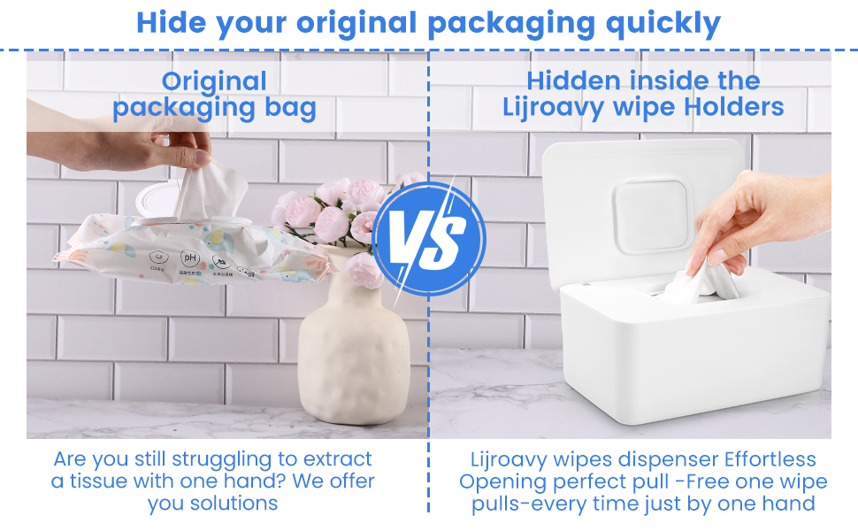 Baby wipe holder