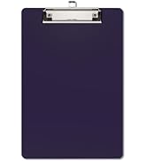 Macroclo Small Clipboards, Purple Clip Board for Classroom, Students, Kid, A5 Plastic Mini Clipbo...
