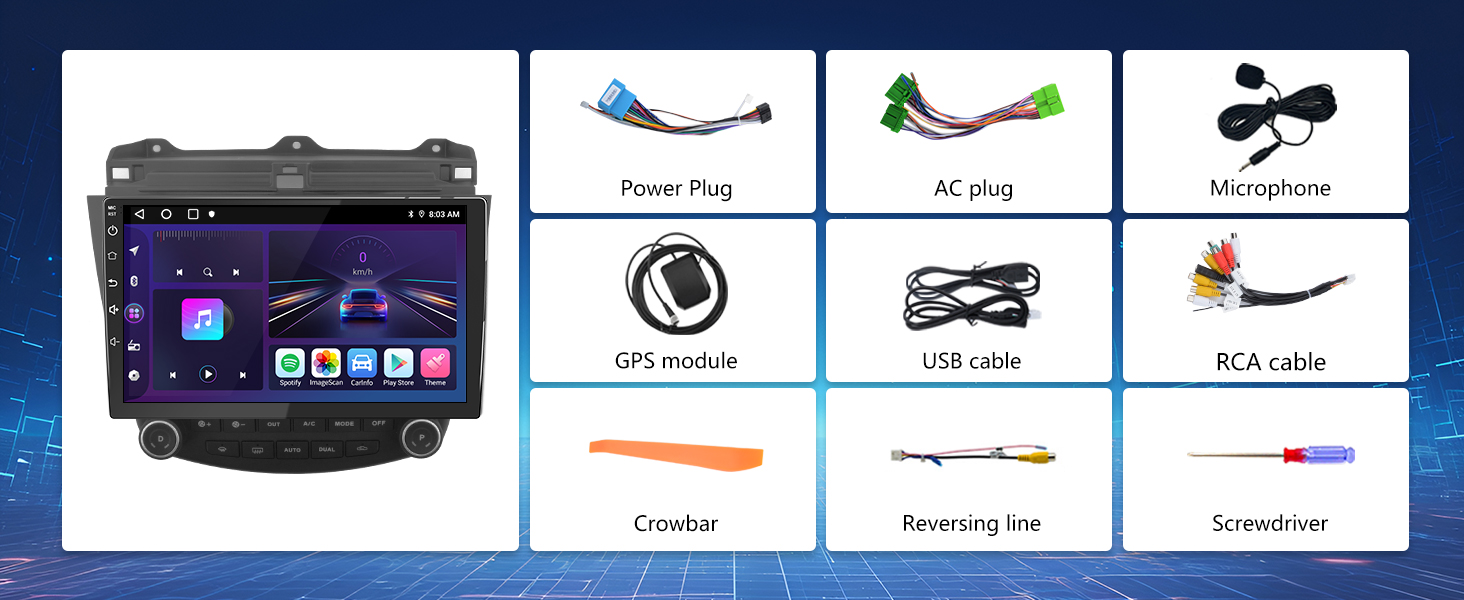 radio para honda accord 2007